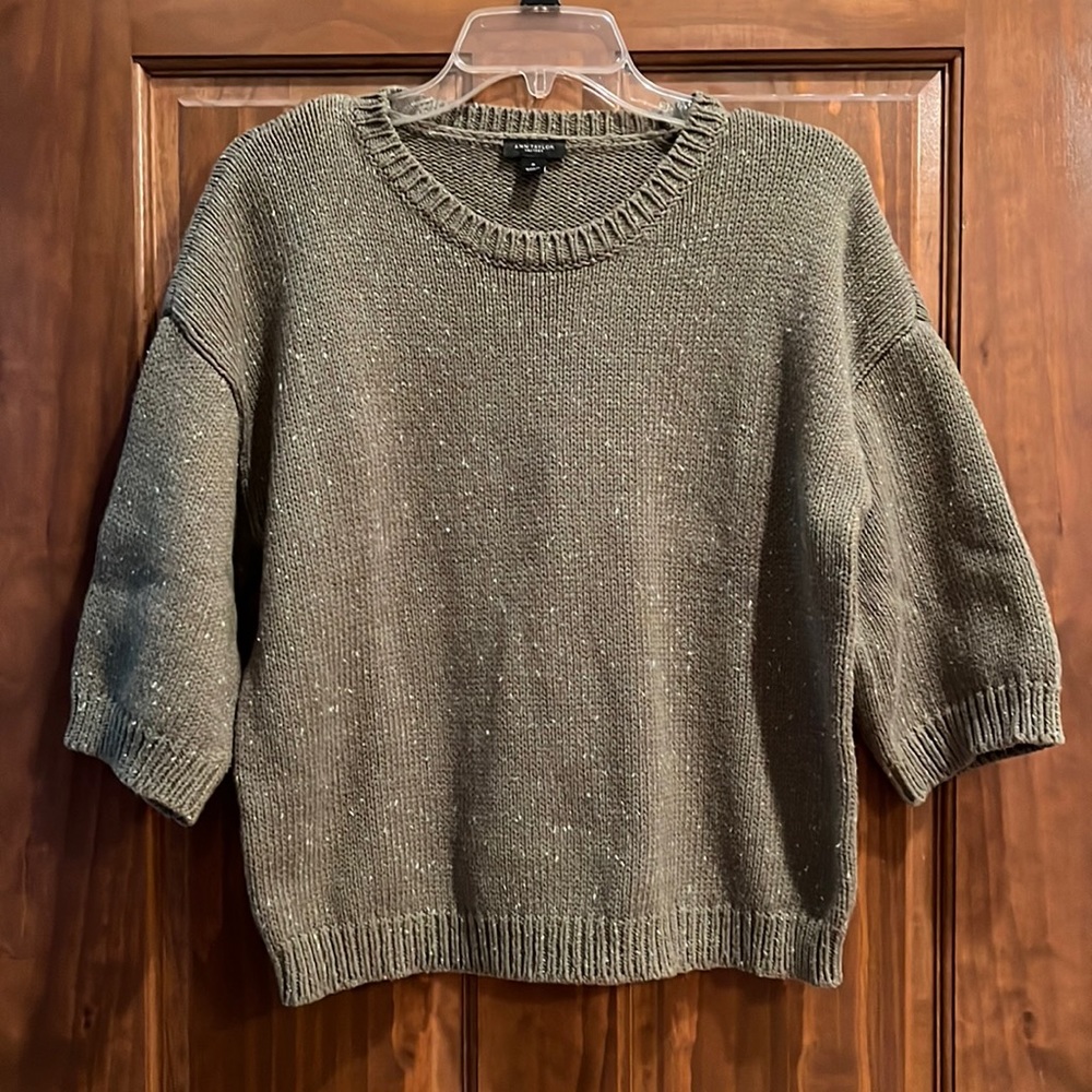 Ann Taylor Factory 3/4 length sleeve sweater